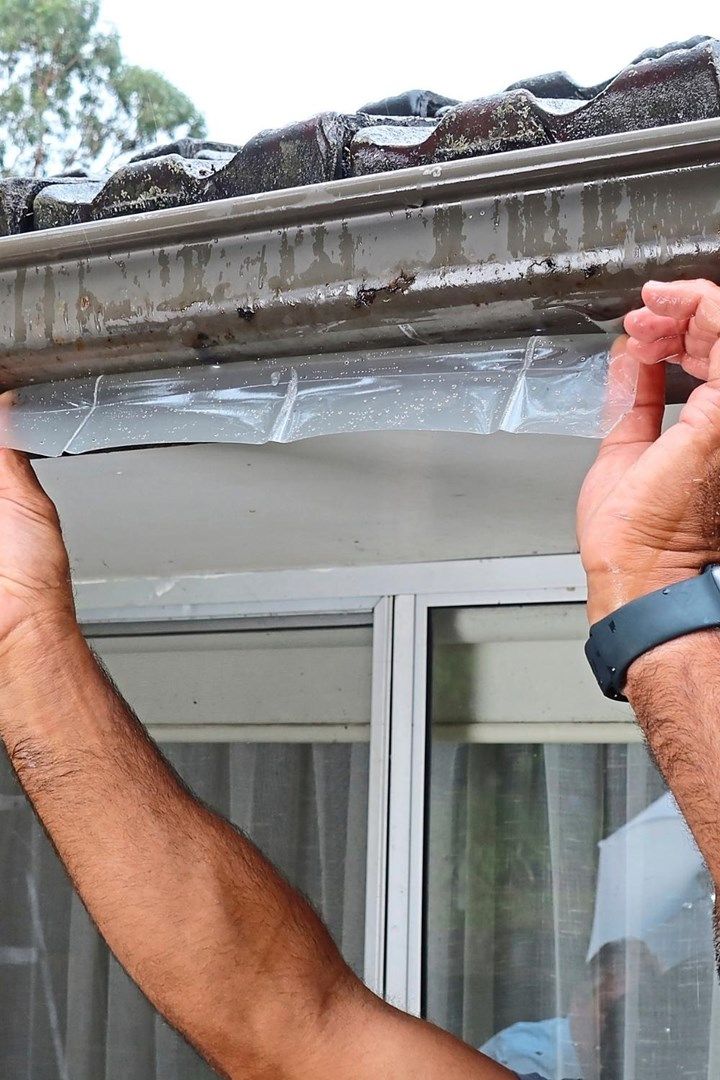 How to patch a gutter hole _ Better Homes and…